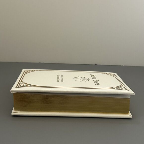 Holy Bible Dove Of Peace Edition KJV Illustrated White Hardcover Faux Leather - Picture 4 of 9